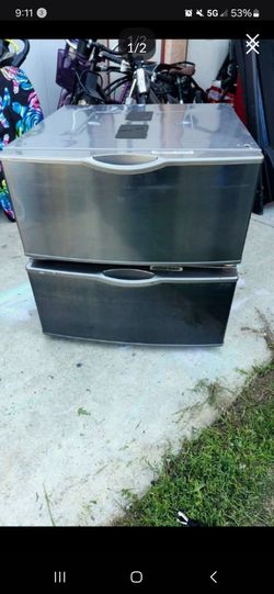 Washer and dryer drawers