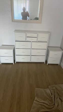Dresser and nightstands