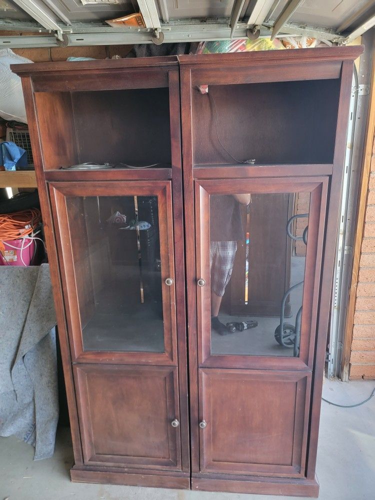 2 Side By Side Cabinets