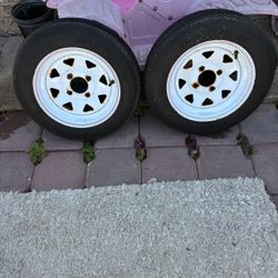Great Tralier Tires $50 SET See Info 