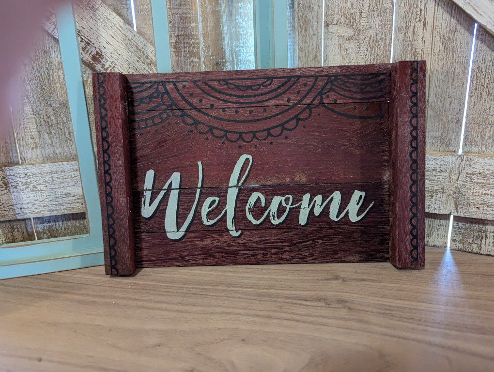 Purple White Heartwood Palette Sign