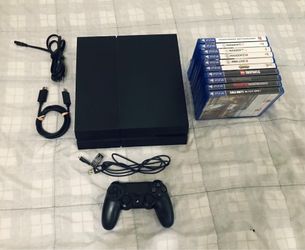Sony PlayStation 4 ps4 Console & Games Bundle lot Adult owned light usage in Excellent Condition fully functional please read description check out Ph