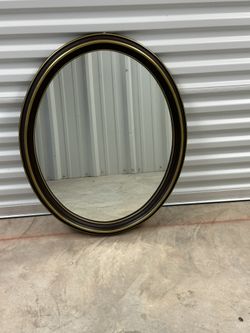 Beautiful  Vintage  Oval Mirror 