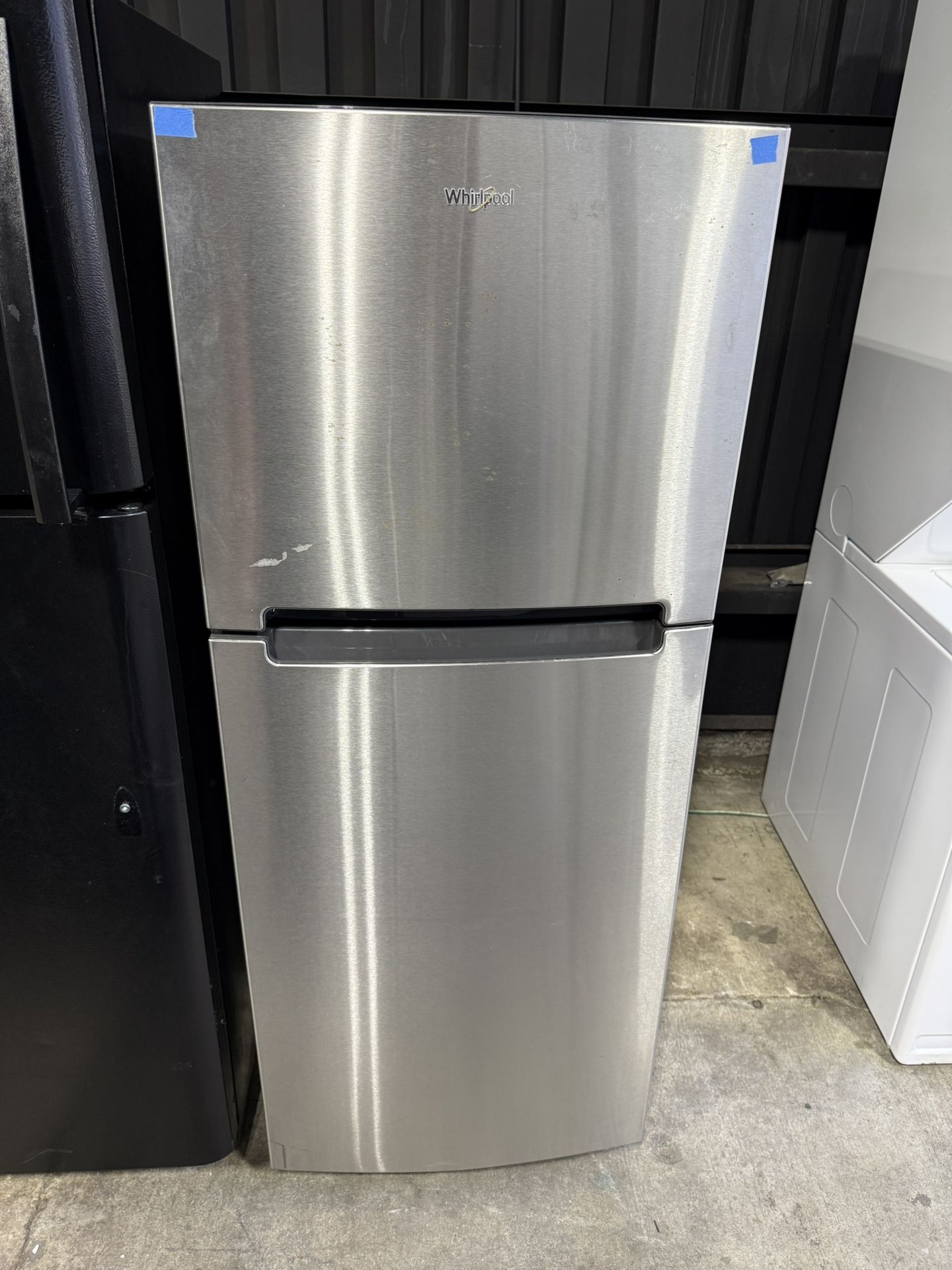 whirlpool stainless steel 10 cubic refrigerator