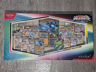 Pokemon Prismatic Evolutions Lucario & Tyranitar ( Sam's Club)