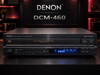 Denon DCM-460 5 Disc CD Player Changer - Serviced