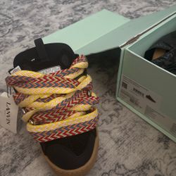 lanvin curb sneakers