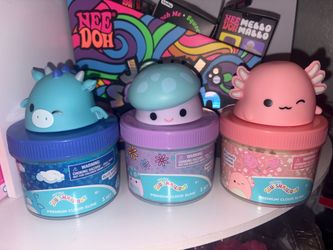 Squishmallows Premium Cloud Slime Set of 3