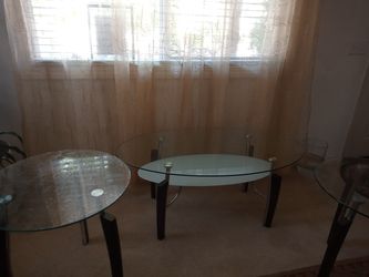 Coffee table and 2 night stand