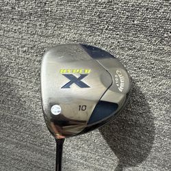 Left Hand Callaway Hyper-X Driver / 10 Degree / Regular Flex Fujikura Fit-On X