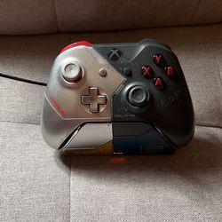 Cyber Punk Xbox One Controller With Charging Stand
