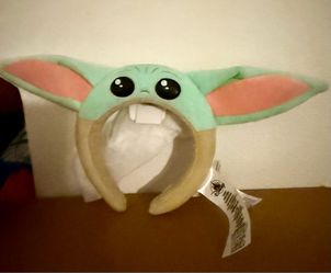Grogu headband ears