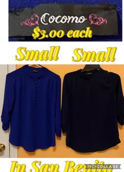 Women’s Blouses ,Cocomo , small