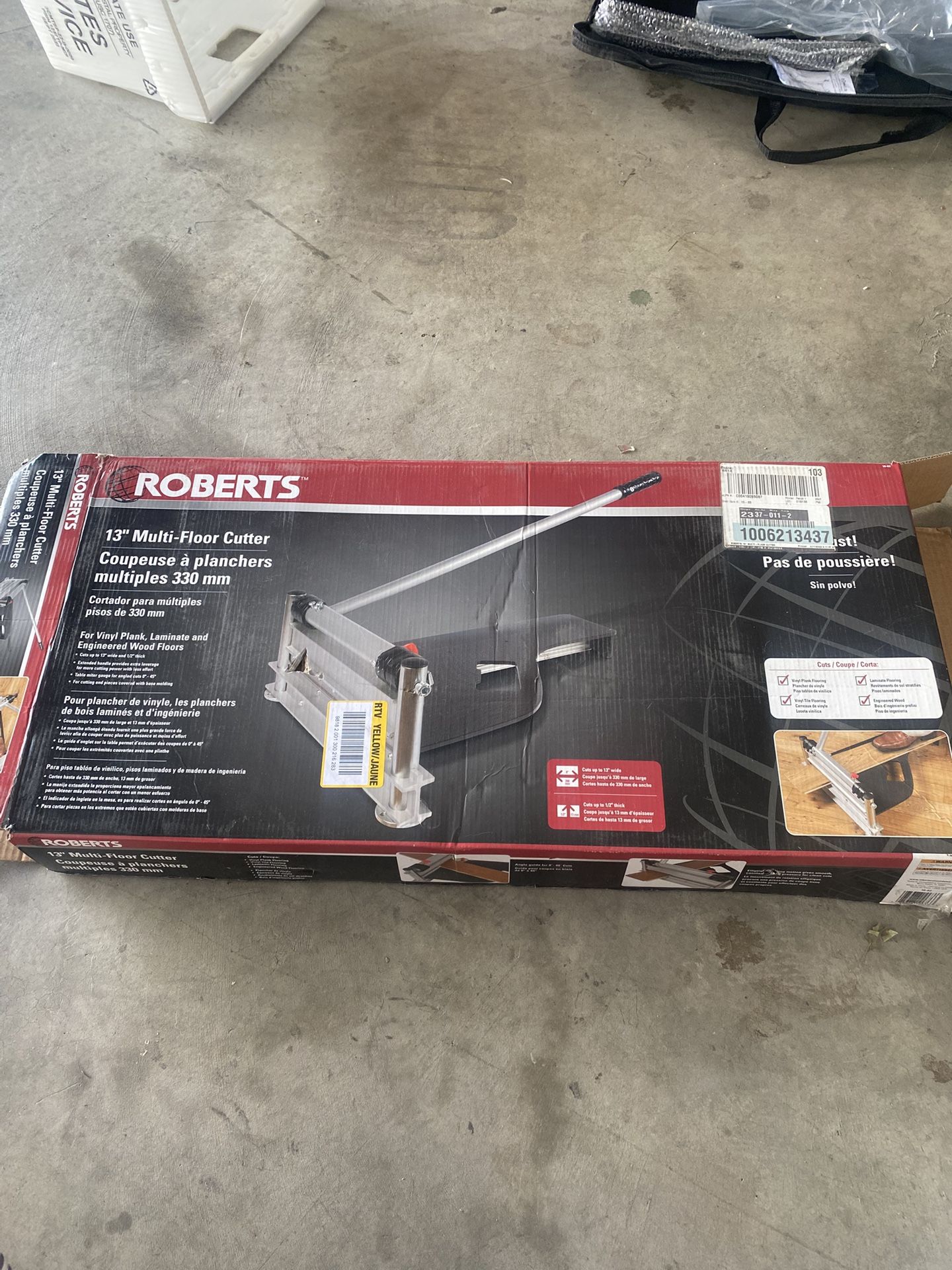 Roberts 13 In. Multi Material Floor Cutter