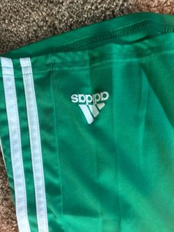 Adidas green shorts