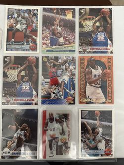 “SHAQUILLE O’NEAL” Lot:(9)Cards. RC, Inserts, #OR5, $20 Acrylic Phone Card UNSCRATCHED++ MINT!!!😎