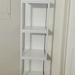Bookcase Organizer Metal White