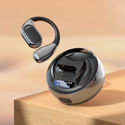 NEW Earhooks Wireless Headphones HIFI Sound Bluetooth Earphones Small Round Cake