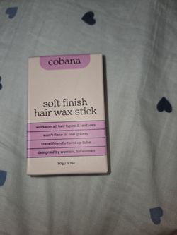 Soft finish hair wax stick
