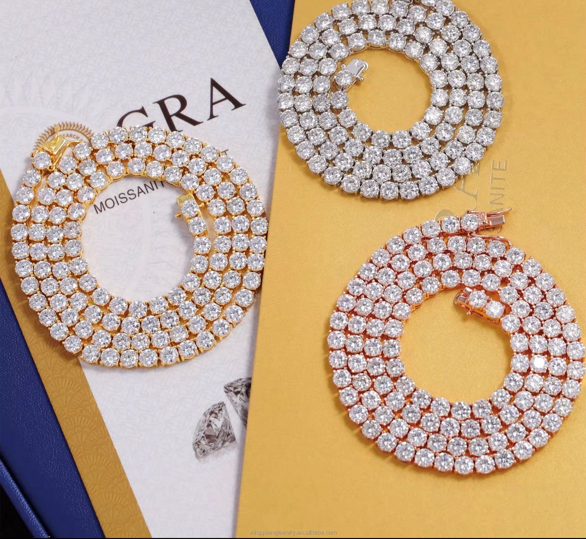 New VVS Moissanite chains Selection