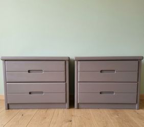Pair of minimalist nightstands