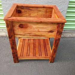 Redwood Planter