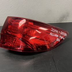 2014-2015-2016-2017-2018-2019-2020 ACURA MDX RIGHT TAIL LIGHT OEM USED 
