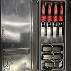 SNAP ON TOOLS USA RED Soft Grip Interchangable Feeler Blade Gauge Set FB336