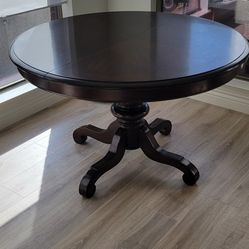 Dining Table 48" Round pedestal 