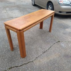 Solid Oak Hallway Table