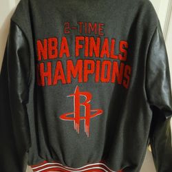 Nice new with tags houston rockets letterman jacket sizes 2x and large