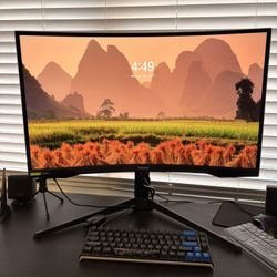  Samsung 27” Odyssey G7 QHD 240Hz Curved Gaming Monitor