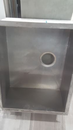 Stainless steel sink 21x 16x9