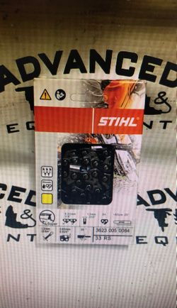 New Stihl 25” yellow chain for chainsaw