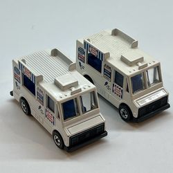 Vintage 1980’s Hot Wheels Mainline Good Humor Trucks Hong Kong & MAL Mint Loose