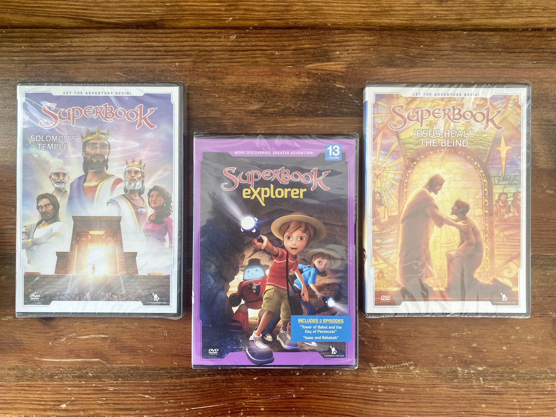 Lot of 3 New SuperBook DVDs