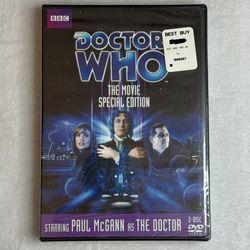 Doctor Who: The Movie Special Edition (2-Disc DVD, 2011) NEW Sealed | Paul McGann | BBC