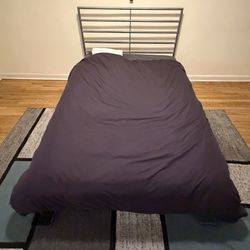 IKEA Heimdal bed frame + IKEA Luroy slats