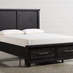 60% off Living Space  Full Wood Storage Bed