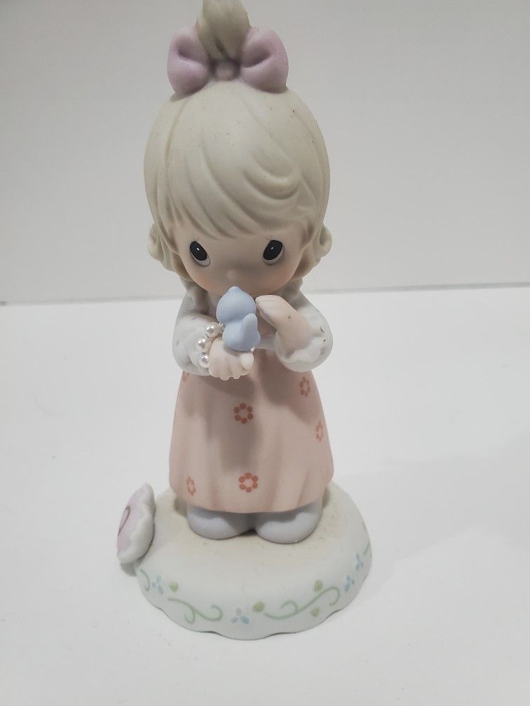 Enesco 1996 Precious Moments "Growing in Grace" Age 9 Figurine – Vintage Collectible
