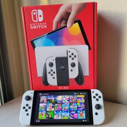 Nintendo Switch OLED |200 Games|10000 Retros | Movies |Shops|