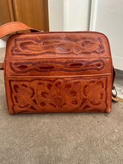 Hand Tooled Leather Purse