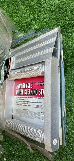 Aluminum Motorcycle Wheel Cleaning Roller Stand Haul Master 98800 (E3)