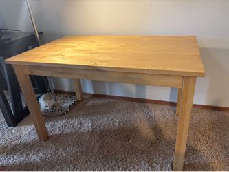 Wood table