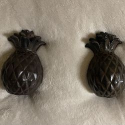 Vintage Cast-Iron Pineapple Doorstop, I Have 2.  $25 Each, Firm