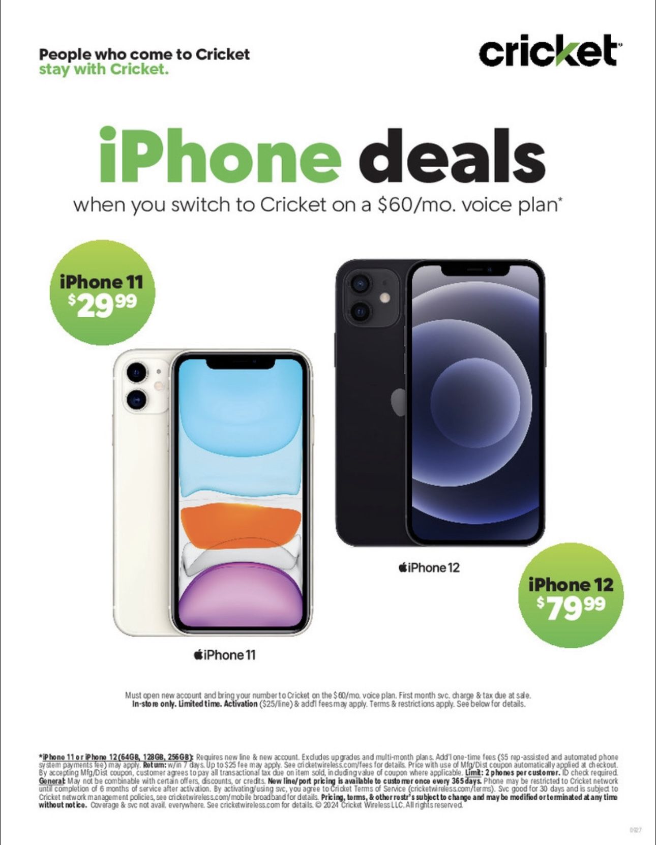Only $29.99 When You Switch To cricket With Same Phone Number !!!! Solo 29.99 Cuando Te Cambias A Cricket Con Su Mismo Numero!!!