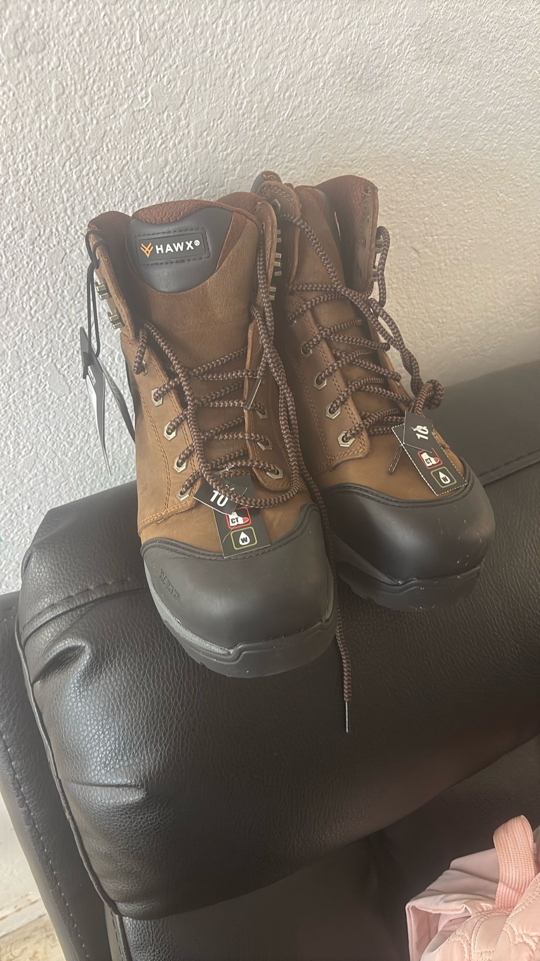 Work Boots  Hawk New