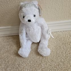 Beanie Babies Collection  Bride Bear TY Collectable Beanie Bears  Retired Bears 