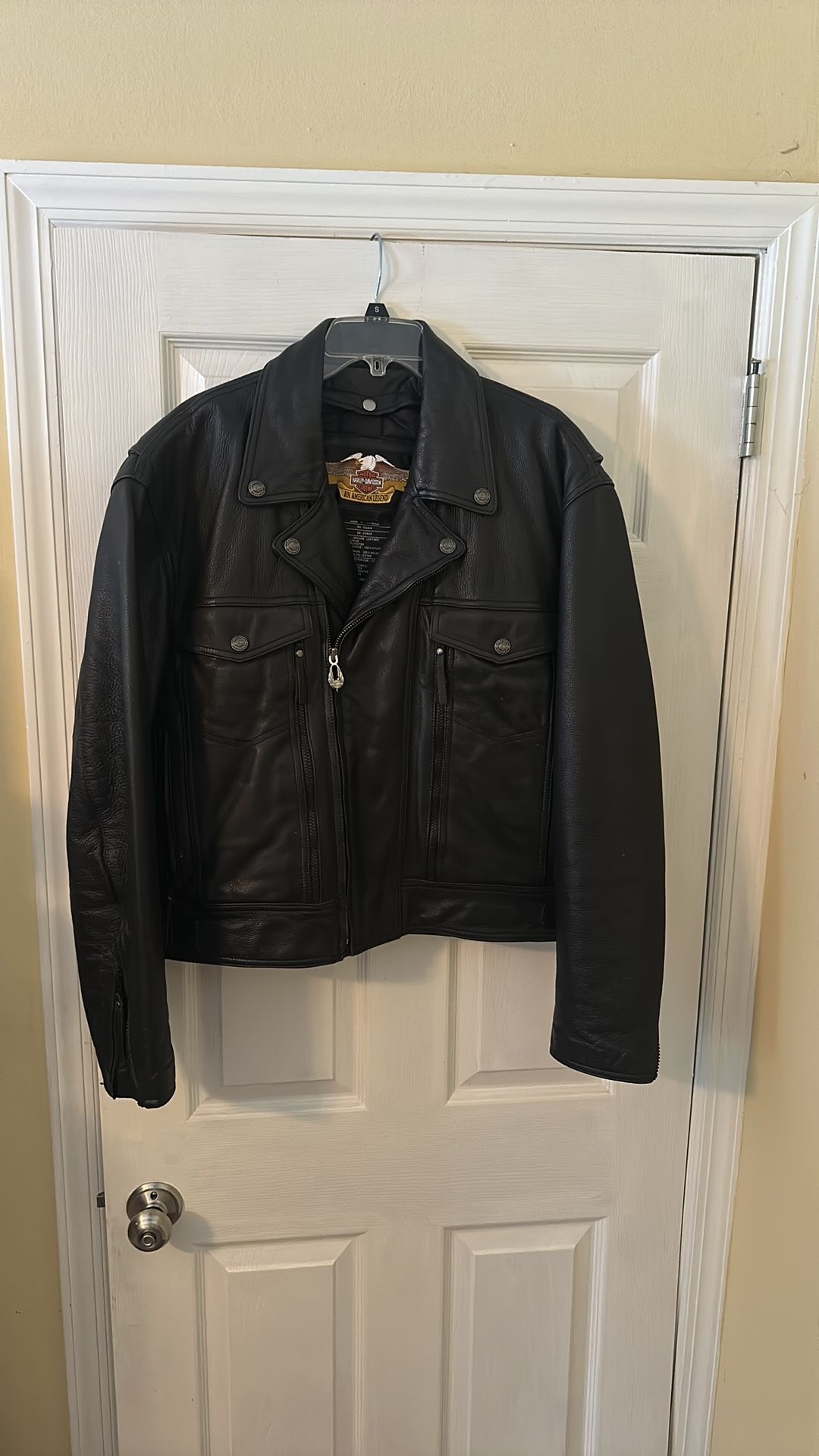Harley Davidson Men’s Leather Riding Jacket 