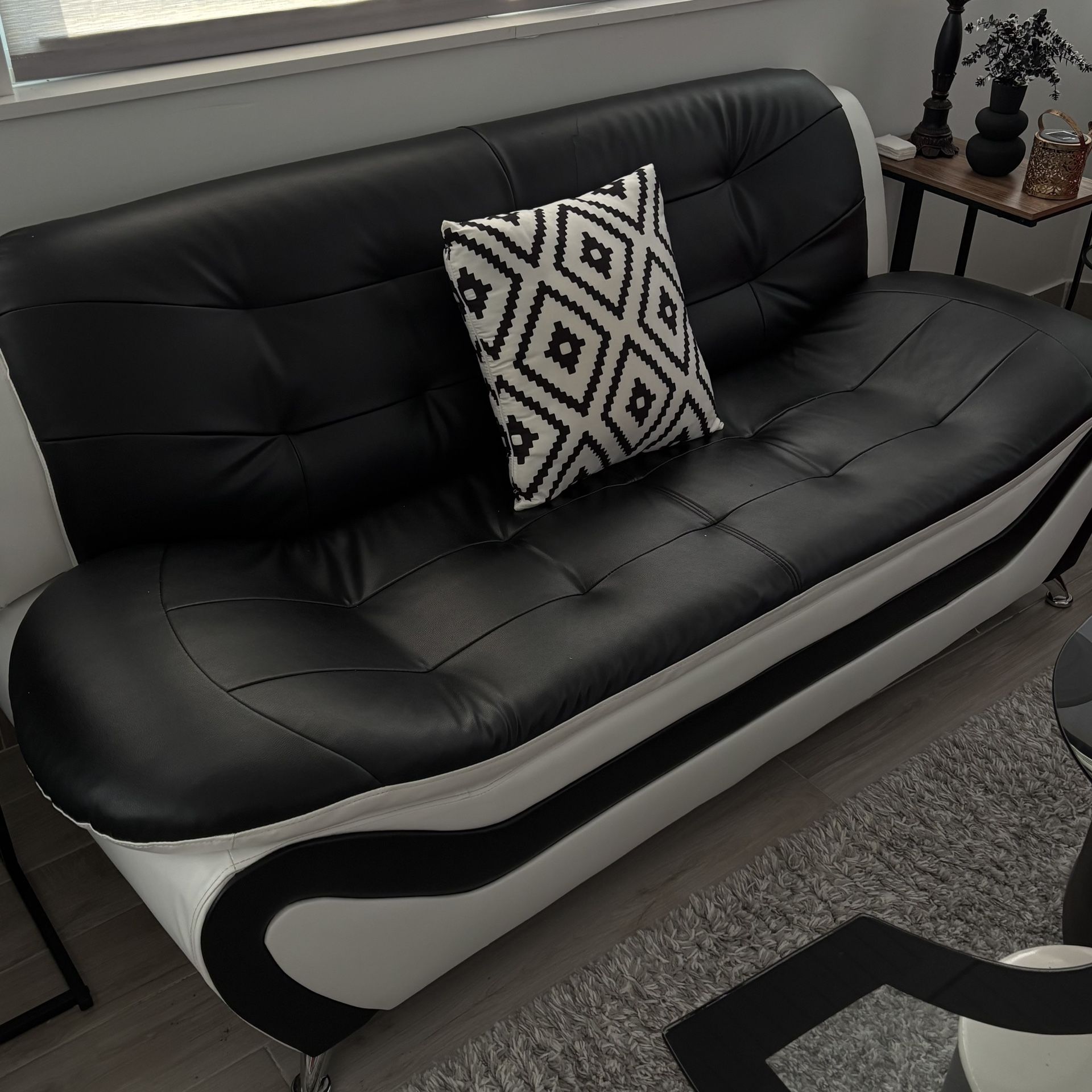 Modern long couch